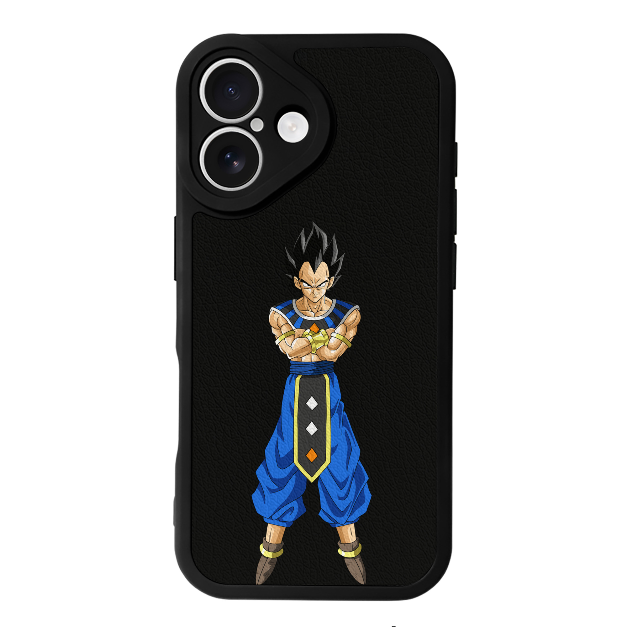 （画像用） ドラゴンボール ベジータ四世（Bejīta Yonsei）DRAGON BALL Vegeta IV 【iPhone 16シリーズ対応】シリコンスマホケース（レザー調） 材質：シリコン